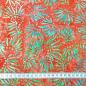 Preview: ORANGE TURQUOISE - Carmine - Batikstoff aus Indonesien